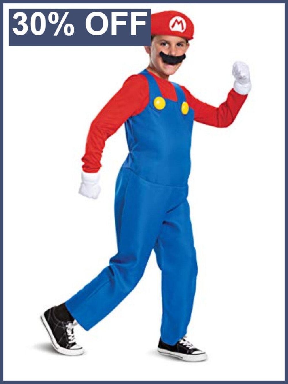 Kids Deluxe Super Mario Costume Officially Licensed Nintendo